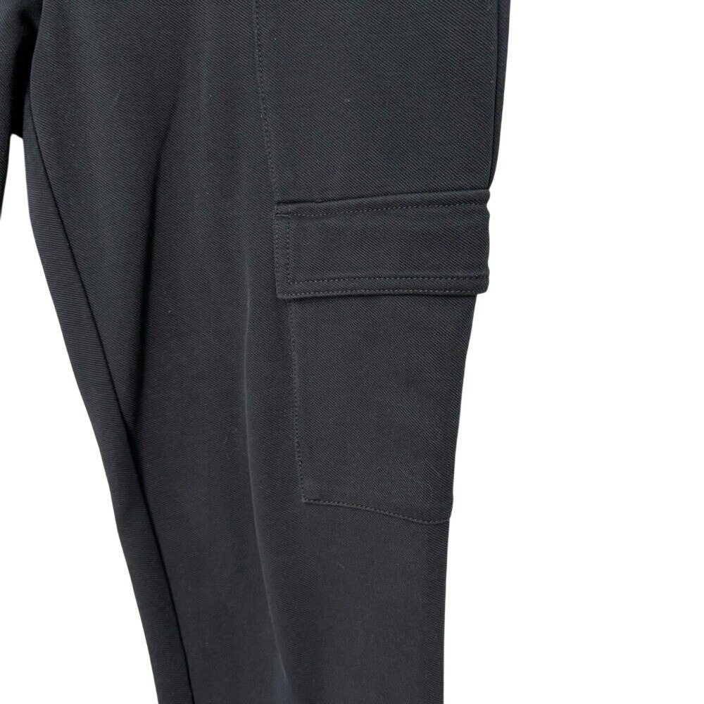 Anthropologie The Essential‎ Slim Cargo Pants Black Utility Trousers Size 8 - Picture 2 of 7